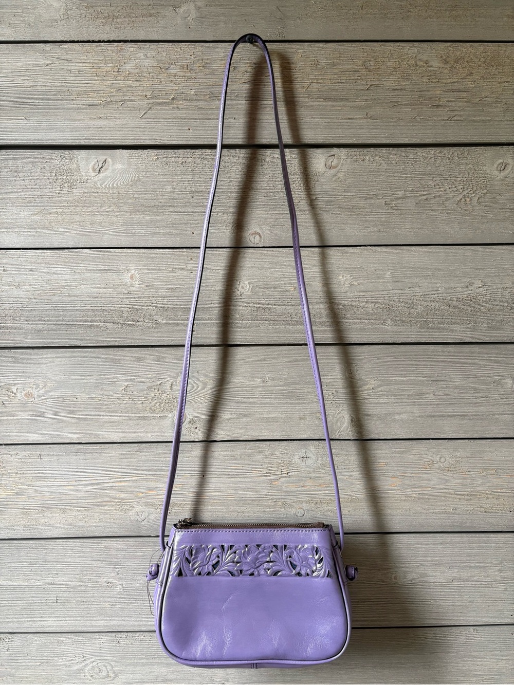 NWOT Patricia Nash Leather Crossbody - Picture 11 of 15